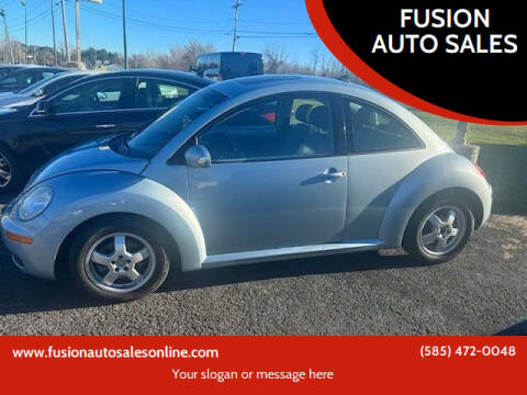 2009 Volkswagen New Beetle for sale at FUSION AUTO SALES in Spencerport NY