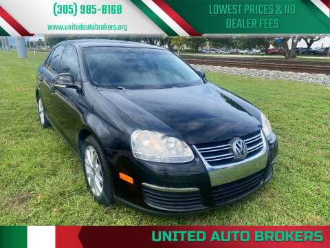 2010 Volkswagen Jetta for sale at UNITED AUTO BROKERS in Hollywood FL