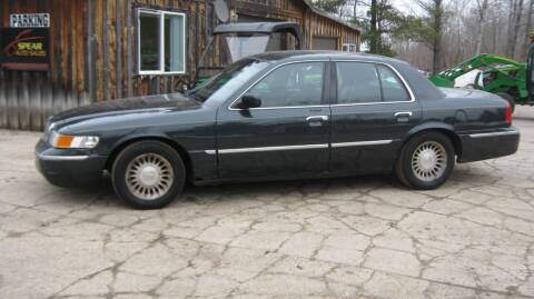 2002 Mercury Grand Marquis for sale at Spear Auto Sales in Wadena MN
