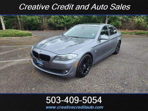 2013 BMW 5 Series for sale at Creative Credit & Auto Sales in Salem OR