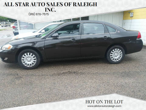 2008 Chevrolet Impala for sale at All Star Auto Sales of Raleigh Inc. in Raleigh NC