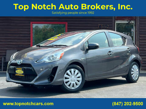 2015 Toyota Prius c for sale at Top Notch Auto Brokers, Inc. in McHenry IL