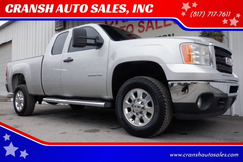 2011 GMC Sierra 2500HD for sale at CRANSH AUTO SALES, INC in Arlington TX