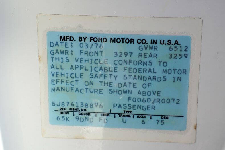 1976 Ford Thunderbird