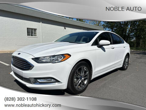 2017 Ford Fusion for sale at Noble Auto in Hickory NC