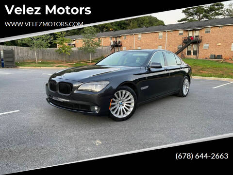 2012 BMW 7 Series for sale at Velez Motors in Peachtree Corners GA