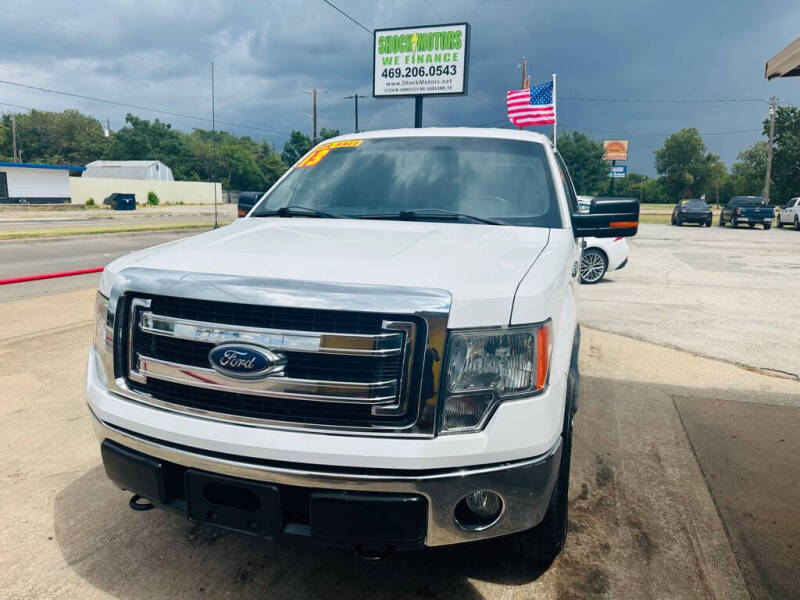 2013 Ford F-150 for sale at Shock Motors in Garland TX