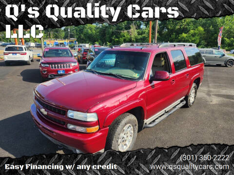 2004 Chevrolet Suburban for sale at Q's Quality Cars LLC in Capitol Heights MD