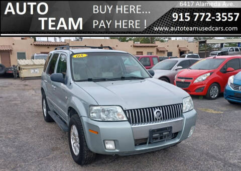 2005 Mercury Mariner for sale at AUTO TEAM in El Paso TX