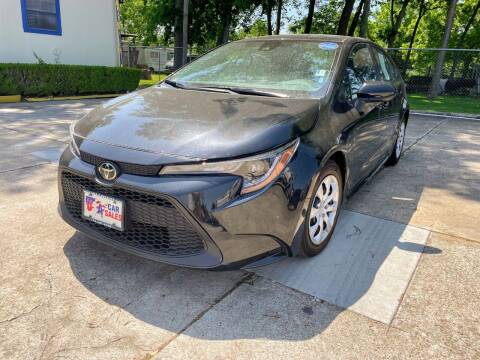 2021 Toyota Corolla for sale at HOUSTON CAR SALES INC in Houston TX