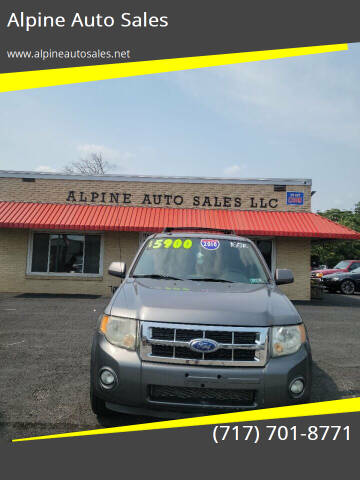 2010 Ford Escape for sale at Alpine Auto Sales in Carlisle PA