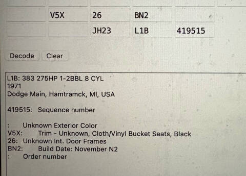 1971 Dodge Challenger