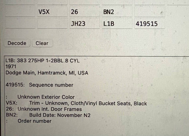 1971 Dodge Challenger