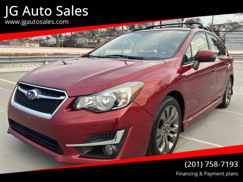 2015 Subaru Impreza for sale at JG Auto Sales in North Bergen NJ