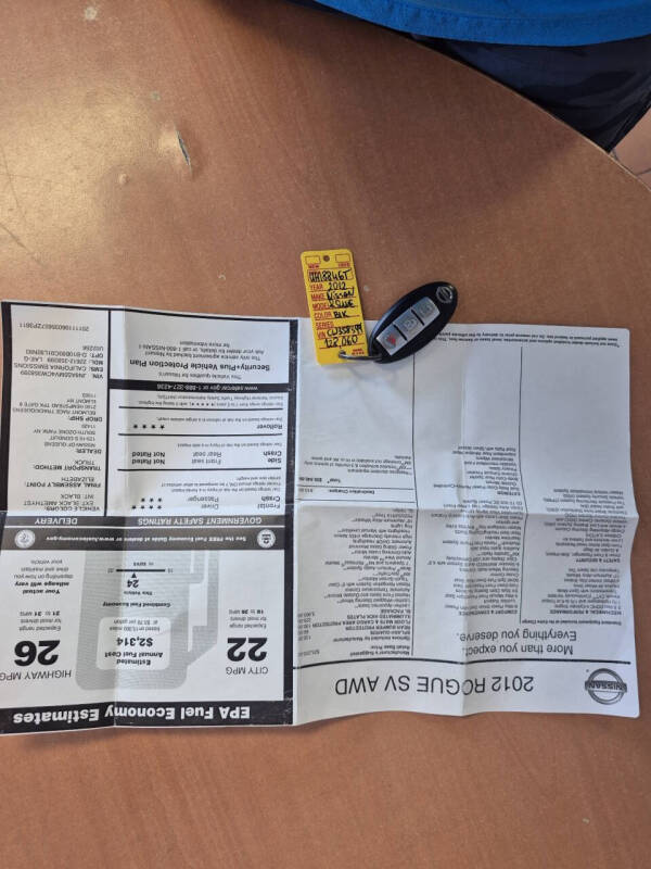 2012 Nissan Rogue SV w/SL Package