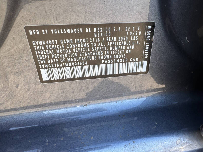 2021 Volkswagen Golf TSI