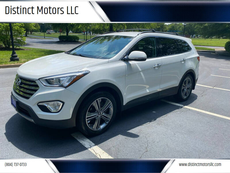 2015 Hyundai Santa Fe for sale at Distinct Motors LLC in Mechanicsville VA