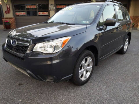 2016 Subaru Forester for sale at Mike's Motor Zone in Lancaster PA