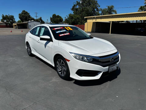 2018 Honda Civic for sale at Mega Motors Inc. in Stockton CA