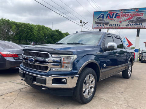 2019 Ford F-150 for sale at ANF AUTO FINANCE in Houston TX