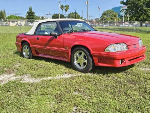 1991 Ford Mustang for sale at American Trucks and Equipment in Hollywood FL