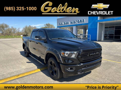 2021 RAM 1500 for sale at GOLDEN MOTORS in Cut Off LA