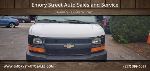 2013 Chevrolet Express Cargo for sale at Emory Street Auto Sales and Service in Attleboro MA