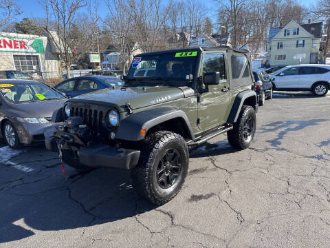 2015 Jeep Wrangler for sale at CAR CORNER RETAIL SALES in Manchester CT