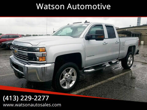 2017 Chevrolet Silverado 2500HD for sale at Watson Automotive in Sheffield MA