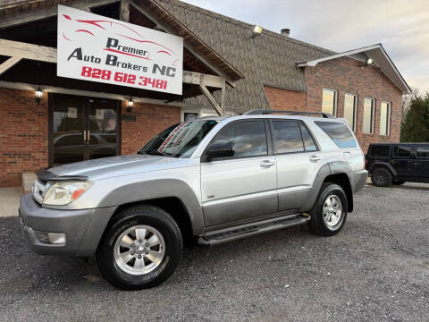 2003 Toyota 4Runner for sale at Premier Auto Brokers NC LLC in Hudson NC