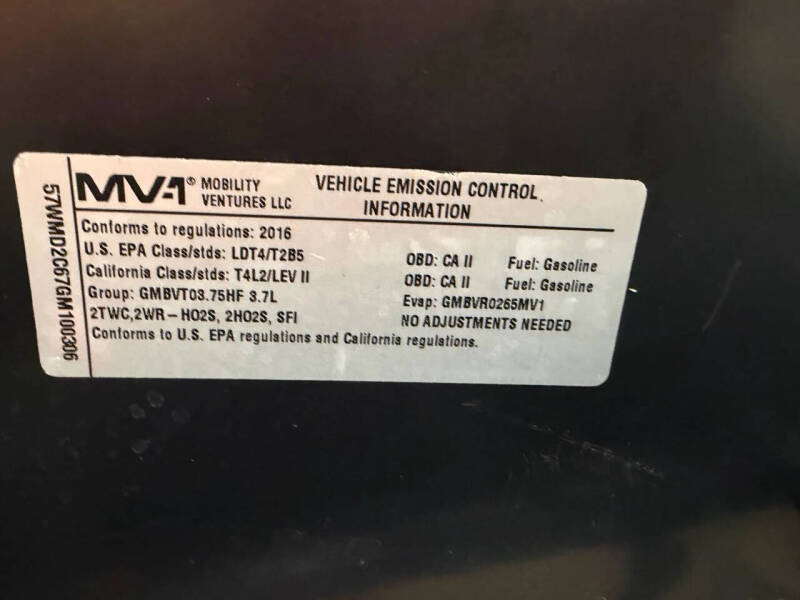 2016 Mobility Ventures MV-1