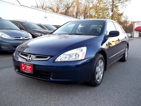 2005 Honda Accord for sale at 1st Choice Auto Sales in Fairfax VA