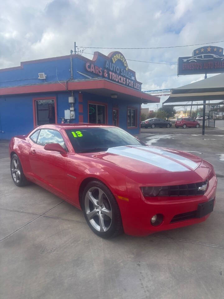 2013 Chevrolet Camaro for sale at ERNESTO'S AUTO SALES,INC in San Antonio, TX