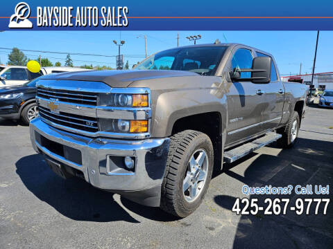 2015 Chevrolet Silverado 2500HD for sale at BAYSIDE AUTO SALES in Everett WA