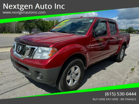 2012 Nissan Frontier for sale at Nextgen Auto Inc in Smithville TN