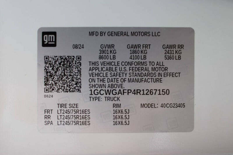 2024 Chevrolet Express 2500