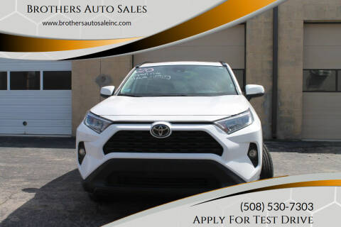 2020 Toyota RAV4 for sale at Brothers Auto Sales in Wrentham MA