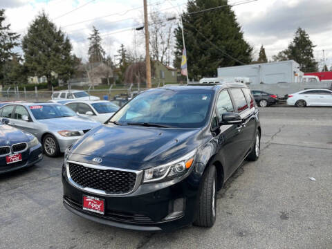 2016 Kia Sedona for sale at Apex Motors Inc. in Tacoma WA