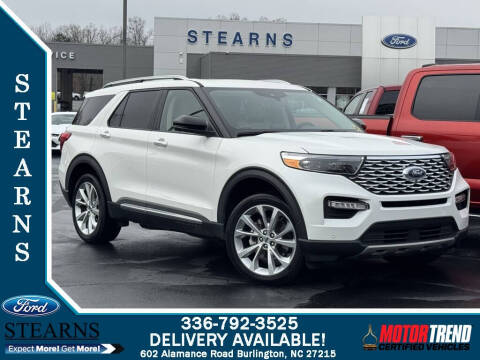 2021 Ford Explorer for sale at Stearns Ford in Burlington NC