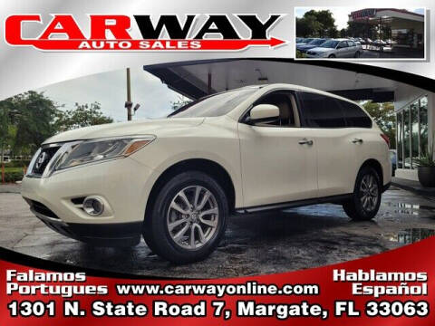 2013 Nissan Pathfinder for sale at CARWAY Auto Sales in Margate FL