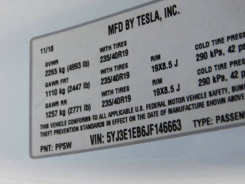 2018 Tesla Model 3 Long Range
