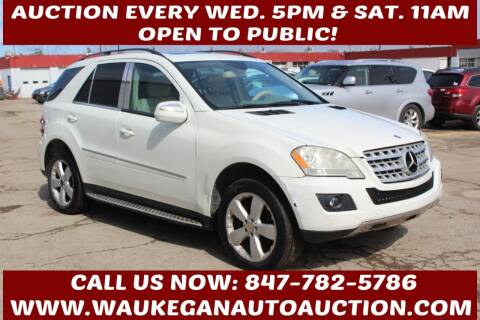 2009 Mercedes-Benz M-Class for sale at Waukegan Auto Auction in Waukegan IL