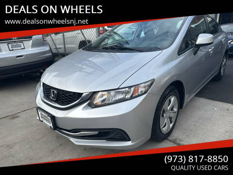 2013 Honda Civic for sale at DEALS ON WHEELS in Newark NJ