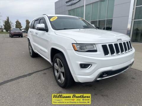 2016 Jeep Grand Cherokee for sale at Williams Brothers Pre-Owned Monroe in Monroe MI