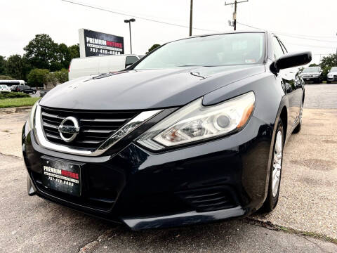 2016 Nissan Altima for sale at Premium Motor's LLC in Norfolk VA