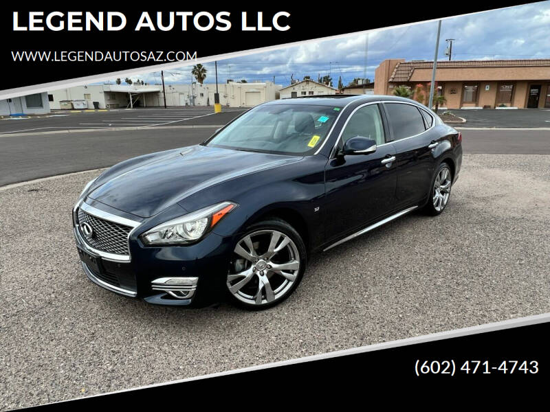 2015 Infiniti Q70L for sale at LEGEND AUTOS LLC in Youngtown AZ