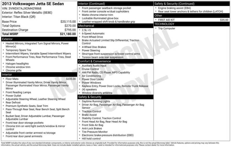 2013 Volkswagen Jetta