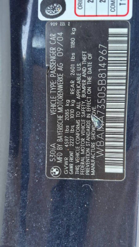 2005 BMW 5 Series 530i