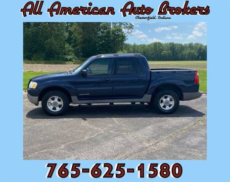 2002 Ford Explorer Sport Trac for sale at All American Auto Brokers in Anderson IN