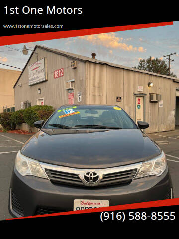 2012 Toyota Camry for sale at 1st One Motors in Sacramento CA